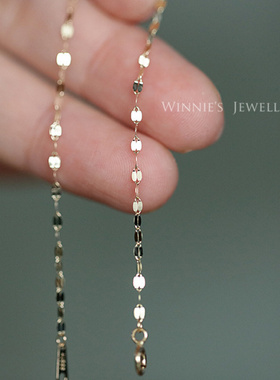 百搭光面片极细简约百搭女手链