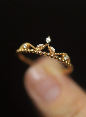 布达佩斯戒指日系公主宫廷风指环