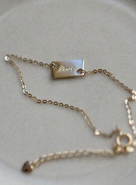 气质简约设计感ins冷淡风手链女