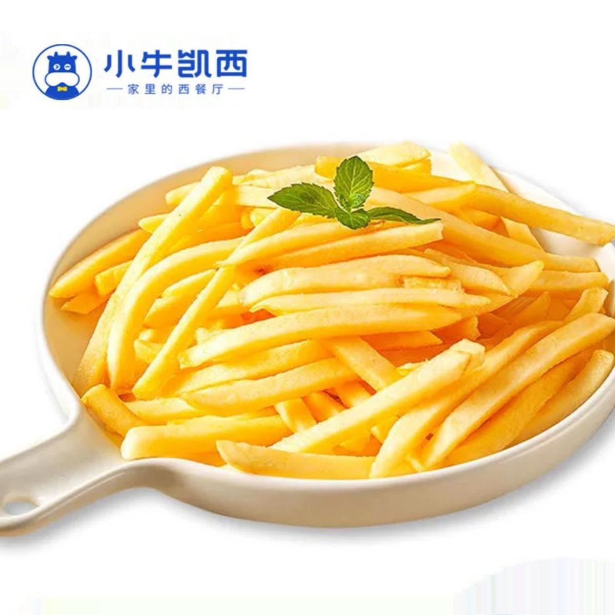【赠番茄酱】小牛凯西美式薯条1200g空气炸锅酥脆KFC冷冻半成品