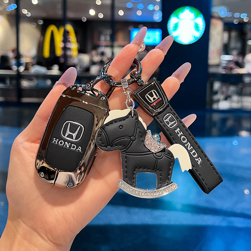 适用本田十一代思域钥匙套十代雅阁CRV皓影型格XRV缤智车金属扣壳,淘宝优惠券,粉丝福利购,淘宝优惠卷