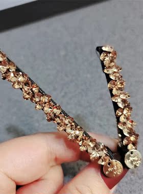 边夹水钻轻奢高级感发饰