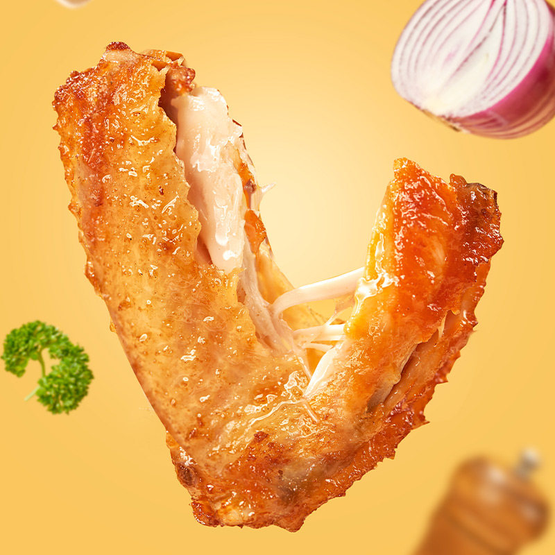 仙坛烤鸡翅奥尔良翅中空气炸锅半成品炸鸡翅脆皮炸鸡嘟嘟翅290g*2