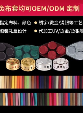 2025新款医艾家随身灸艾灸盒布套滤烟颈肩四联艾灸衣艾灸布套定制