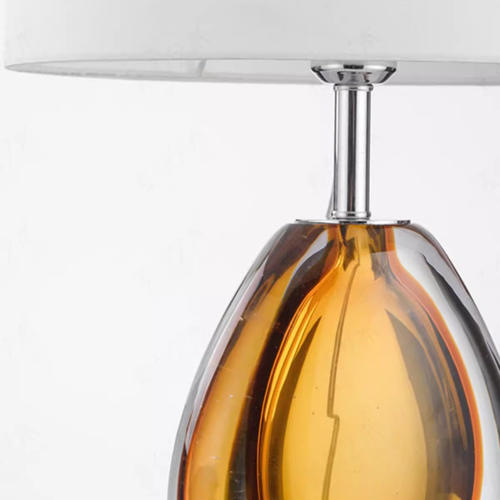 新中式古典轻奢琉璃台灯后现代样板房样板间别墅客厅卧室创意台灯 - 图2