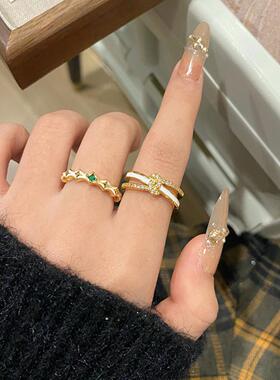 赫本风葫芦vintage戒指女独特