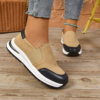 Cross-border new large size women's shoes 2026 spring slip-on casual shoes thick-soled comfortable sports style single shoes sneakers trend