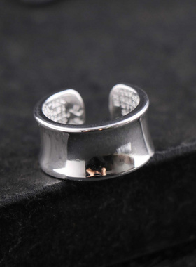 925纯银耳环女款复古做旧哑光磨