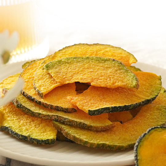 蜂蜜黄油芝士南瓜脆贝贝果蔬脆南瓜干休闲健康小零食|忆食兴起