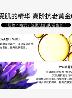 COS DE BAHA L2 A醇0.5%补骨脂酚2%皱紧致抗初老精华液