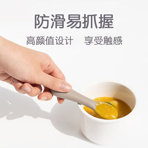 modui宝宝餐盘分格盘吸盘一体式婴儿辅辅食勺硅胶碗儿童餐具套装 - 图3