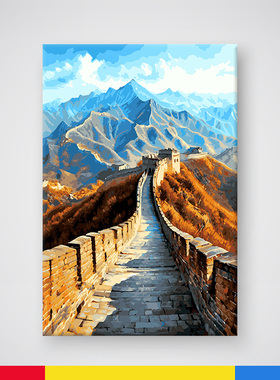 晨光映像日出大海装饰画成品仿油画风景唯美高级感卧室客厅摆挂画