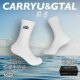 Carryu Joint Gtal ຖົງຕີນຜູ້ຊາຍກາງ-ສູງຝ້າຍຜ້າຂົນຫນູລຸ່ມສີດໍາແລະສີຂາວຖົງຕີນກິລາບ້ວງທີ່ສົມບູນແບບການຝຶກອົບຮົມສະບັບບໍລິສຸດ