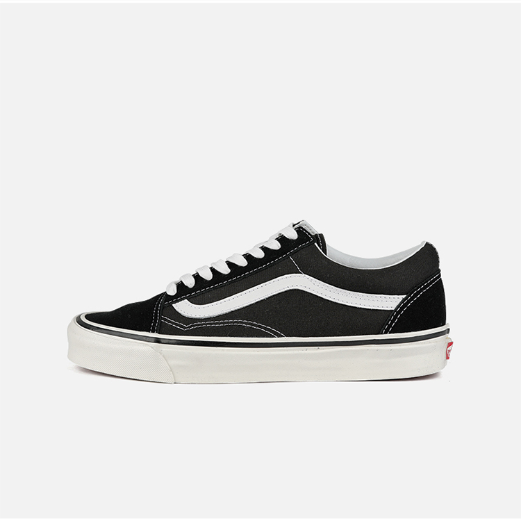 VANS/范斯官方正品男女鞋 Old Skool 黑白经典安纳海姆休闲板鞋 - 图0