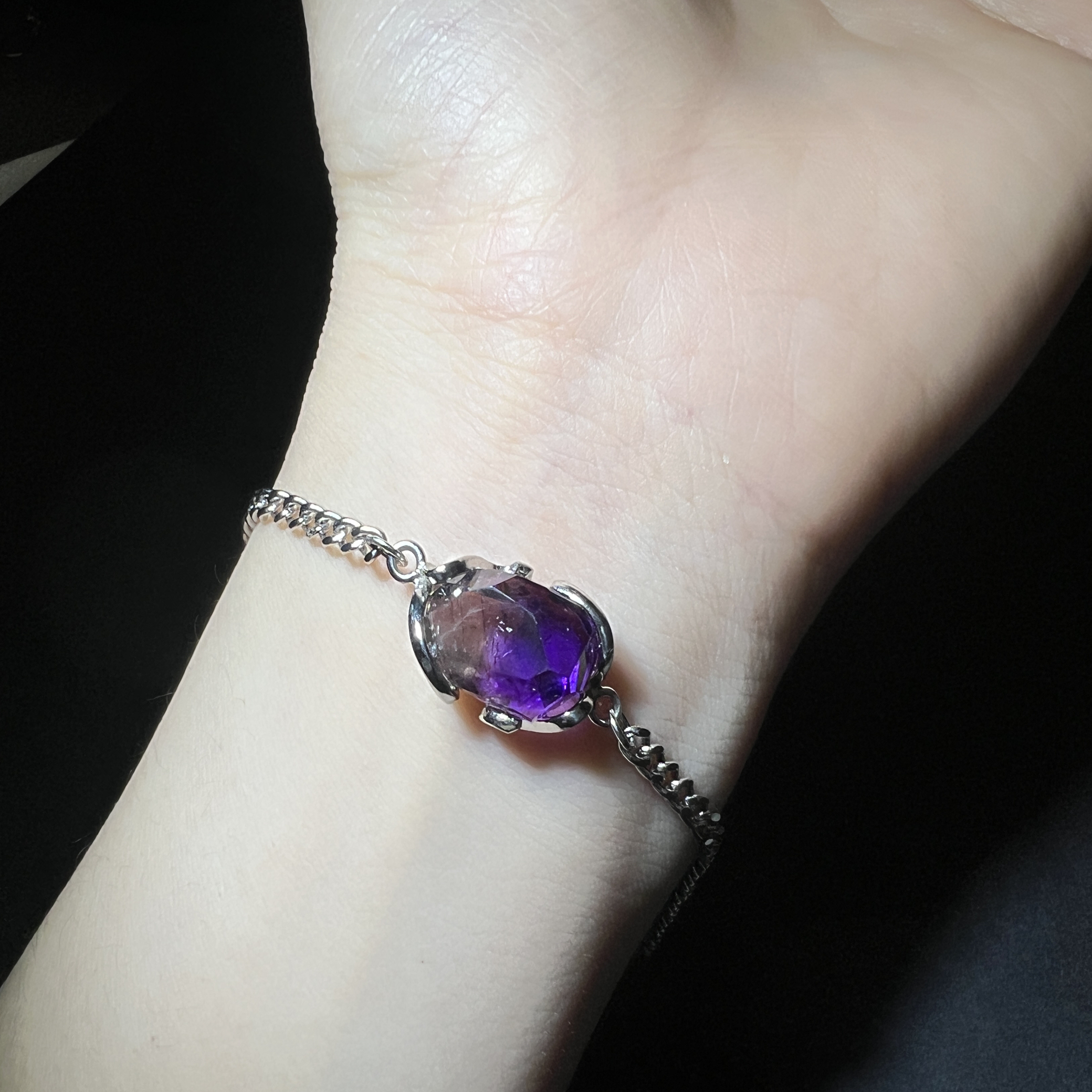 【彼岸】透体草莓籽品质紫超七吊坠 - 图3