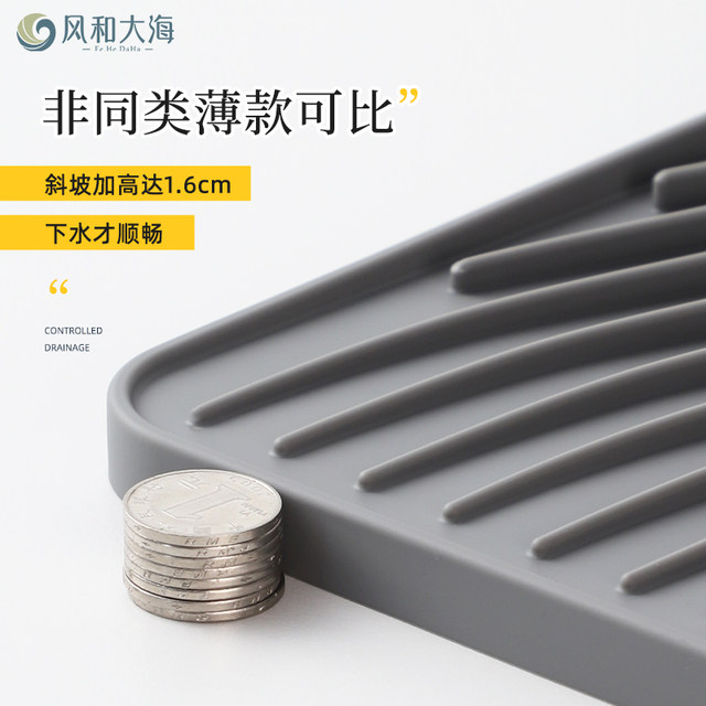 Automatic drainage port design slope diversion drainage mat