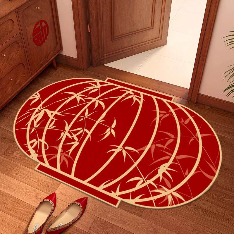 新年地垫入户门垫新中式红色进门玄关脚垫门口防尘防滑门垫家用垫,淘宝优惠券,粉丝福利购,淘宝优惠卷