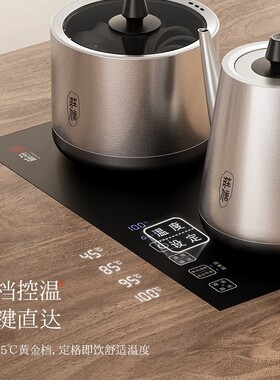 迈丰庄信Ti-Ag钛银烧水壶全自动上水恒温泡茶电热水壶高端嵌入式