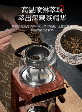 迈丰丨纯钛萃茶机煮茶器自动上水烧水壶蒸汽养生壶韦奇伍德泡茶机