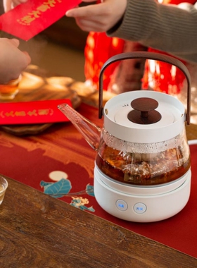 迈丰丨茗语玻璃煮茶器电热水壶茶水分离电茶壶静音恒温烧水壶智蔚