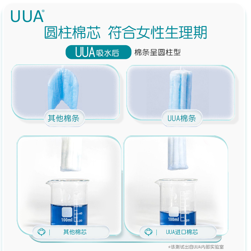 uua导管式卫生棉条新手款少女清爽 UUA卫生棉条