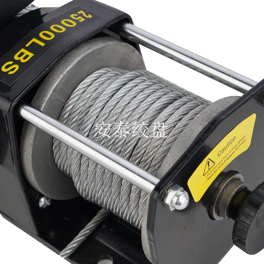 小型折扣价12v/24v2500磅电动绞盘沙滩车厂家直销远程遥控 - 图0