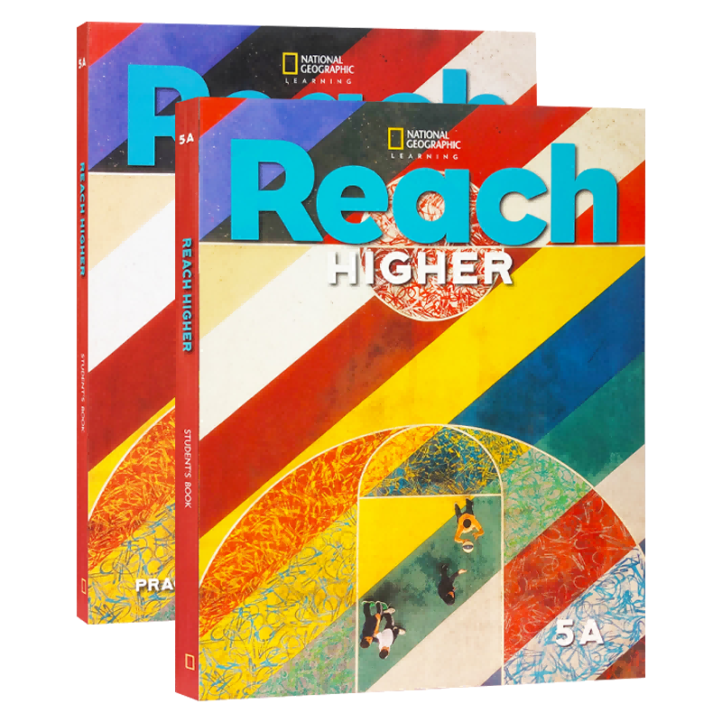 原版进口美国国家地理Reach Higher国际版 5级别学生用书/练习册 小学英语教材教辅青少年综合性鲸鱼外教