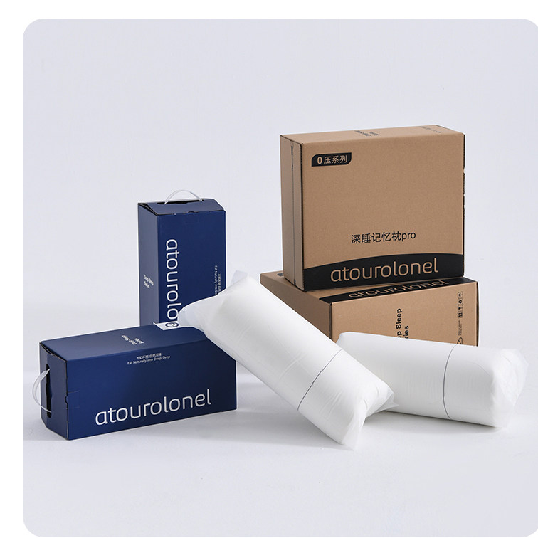 A2026慢回弹记忆枕高质量礼盒包装家用舒适护颈枕