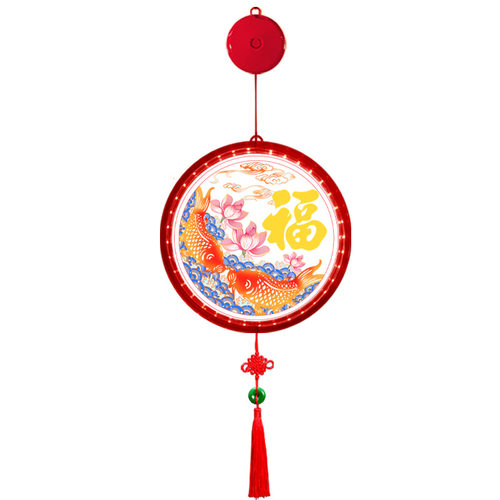 新年快乐发光字牌LED彩灯挂饰2026马年春节玻璃窗户氛围装饰布置 - 图3