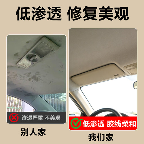 3M汽车顶棚布脱落修复专用胶水高粘度喷雾型车顶内饰车门改装翻新神器环保透明低气味无痕耐高温77喷胶强力胶 - 图1