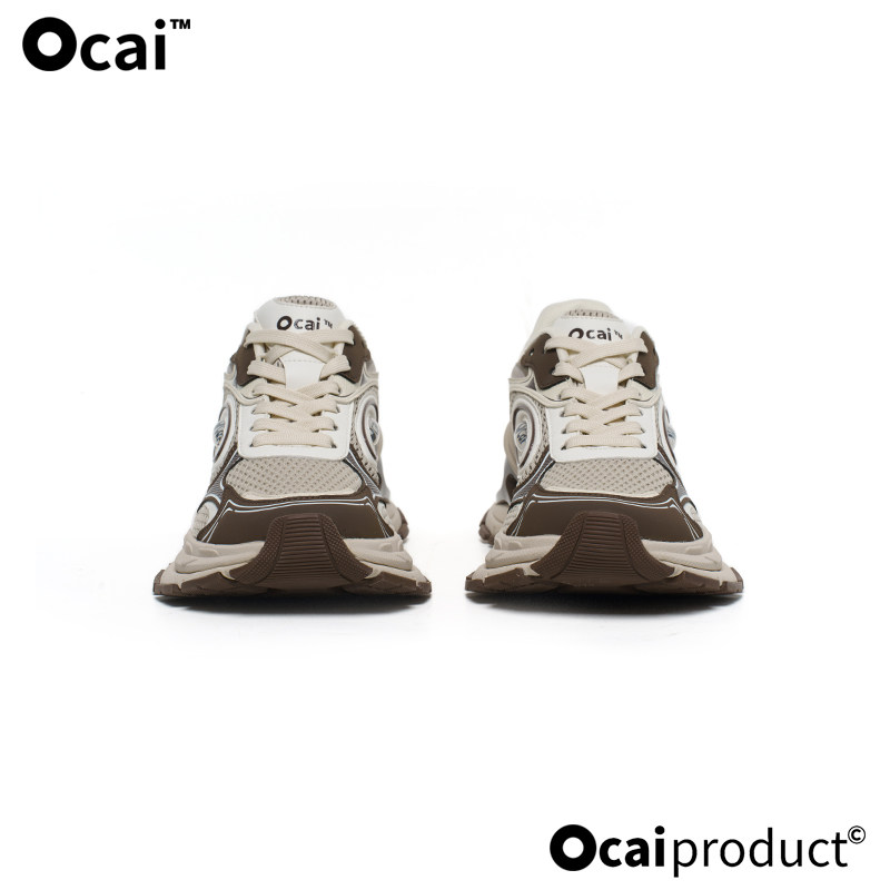Ocai“X-Runner”风暴棕飞碟2.0厚底增高老爹鞋 复古休闲运动跑鞋,淘宝优惠券,粉丝福利购,淘宝优惠卷