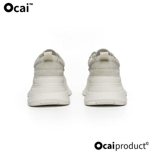 Ocai Paris Boots 奶昔白厚底增高帆布鞋 高级感复古情侣休闲鞋 - 图2