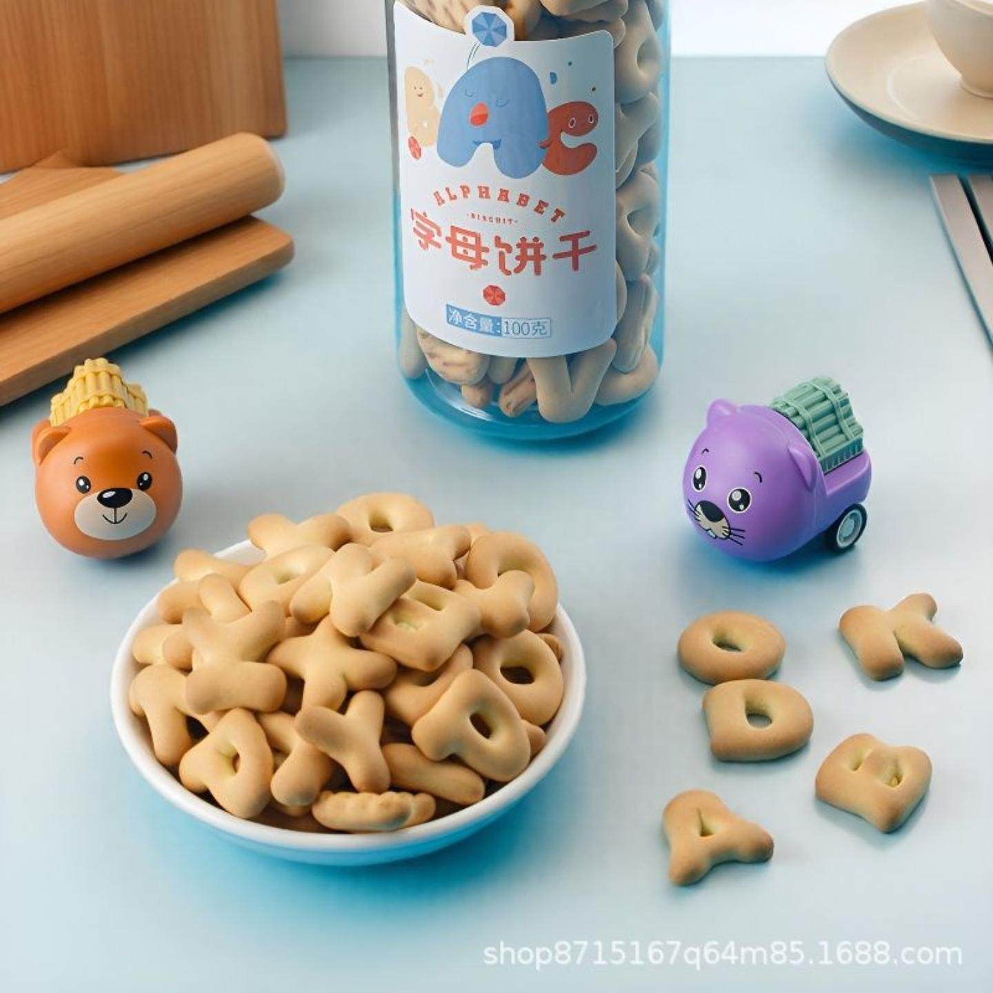 牛奶味奶香手指可爱骨头字母饼干休闲儿童宝宝磨牙饼干学字母拼音,淘宝优惠券,粉丝福利购,淘宝优惠卷