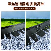 Garden Grass Stone isolation with lawn Stainless Steel Collection Edge plate Patio Courtyard Lace edge arched separating belt
