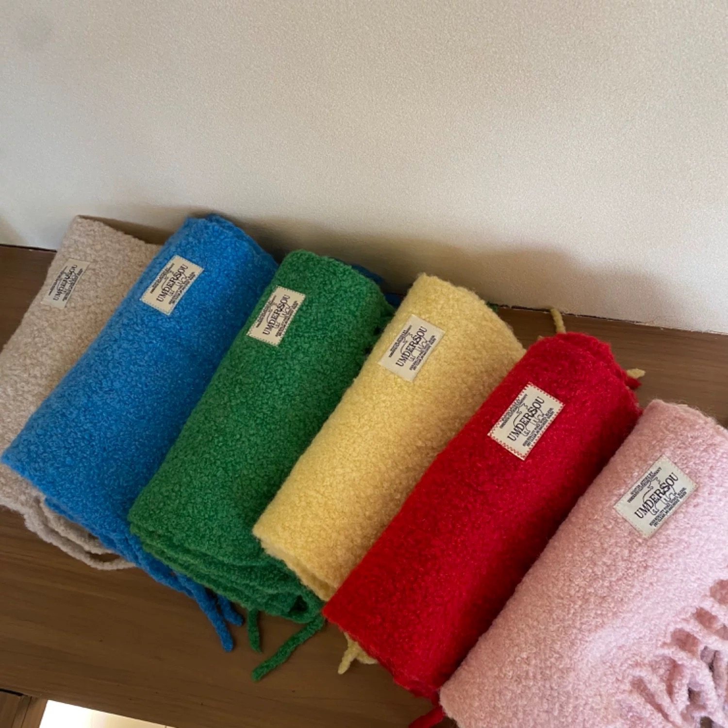 韩系80%圈圈羊羔毛红色围巾女冬季加厚保暖小羊标流苏披肩围脖潮,淘宝优惠券,粉丝福利购,淘宝优惠卷