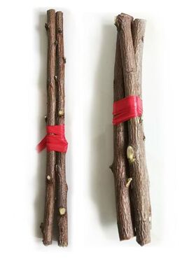 天然桃木东南枝桃树枝装饰摆件简约现代30cm一捆30枝