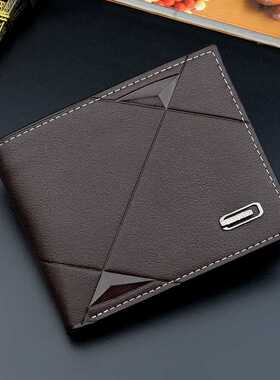 2022 New Men's Wallet Short Multi-card Coin Purse Fashion Ca