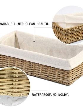 Bathroom Storage Basket Trash Can Toilet Paper Basket