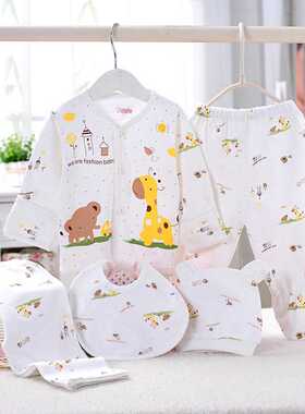 5pcs Baby Girl Clothes 0-m Spring Summer Print Cartoon Newb