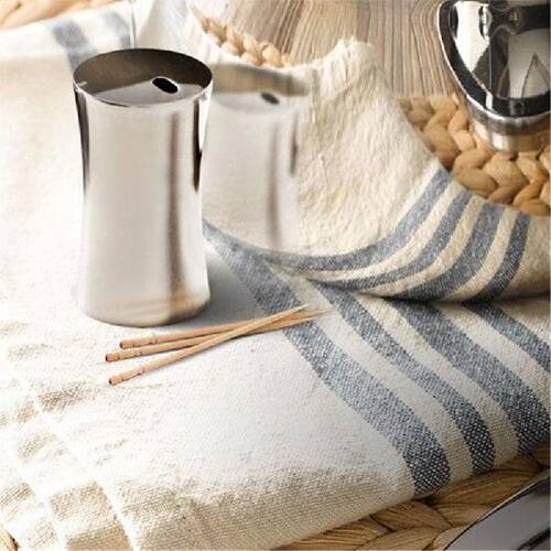 Home Toothpick Holder Stainless Steel Durable Retractable - 图1