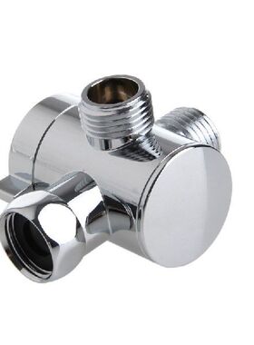 3 Way T-adapter Valve For Toilet Bidet Shower Head Diverter