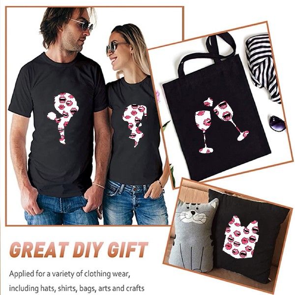 Iron on Heat Transfer Vinyl Roll Happy Valentine's Day Heat - 图1