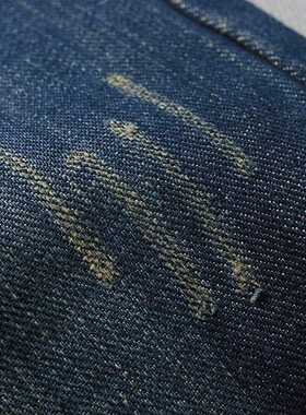 Classic Men Casual Mid-Rise Straight Denim Jeans Long Pants