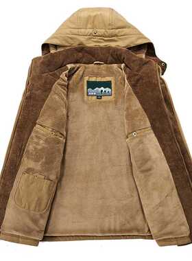 New 2022 Men's Csul Jcket Fshion Winter Prks Mle Fur