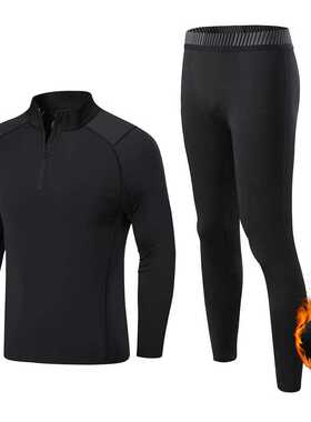 Men's clothing Winter First layer Fleece skin Long johns The