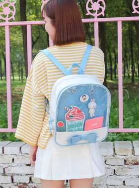 Clear Women‘s Backpack Itabags Bags Japanese Bag School bac