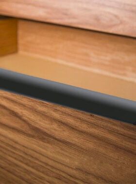 Invisible Handles Drawer Dark Handle Black Hidden Cabinet