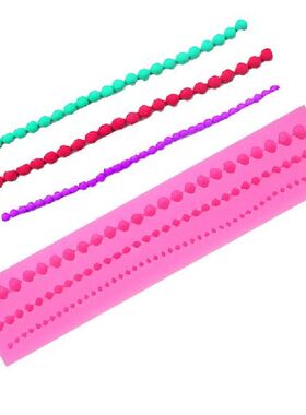 Pearl Chains Shape Silicone Mold Baking Decoration Tools