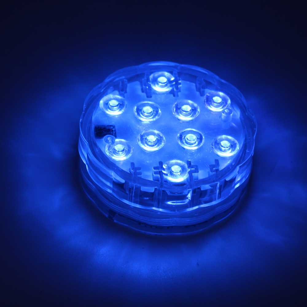 Underwater 10 LED Night Light Battery 16 Cors RGB Christma - 图3