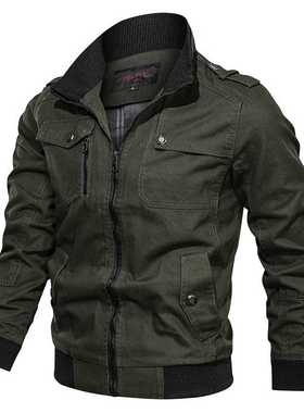 Men's Bombe Jacket New Sing Autumn Casual lus Size Milit